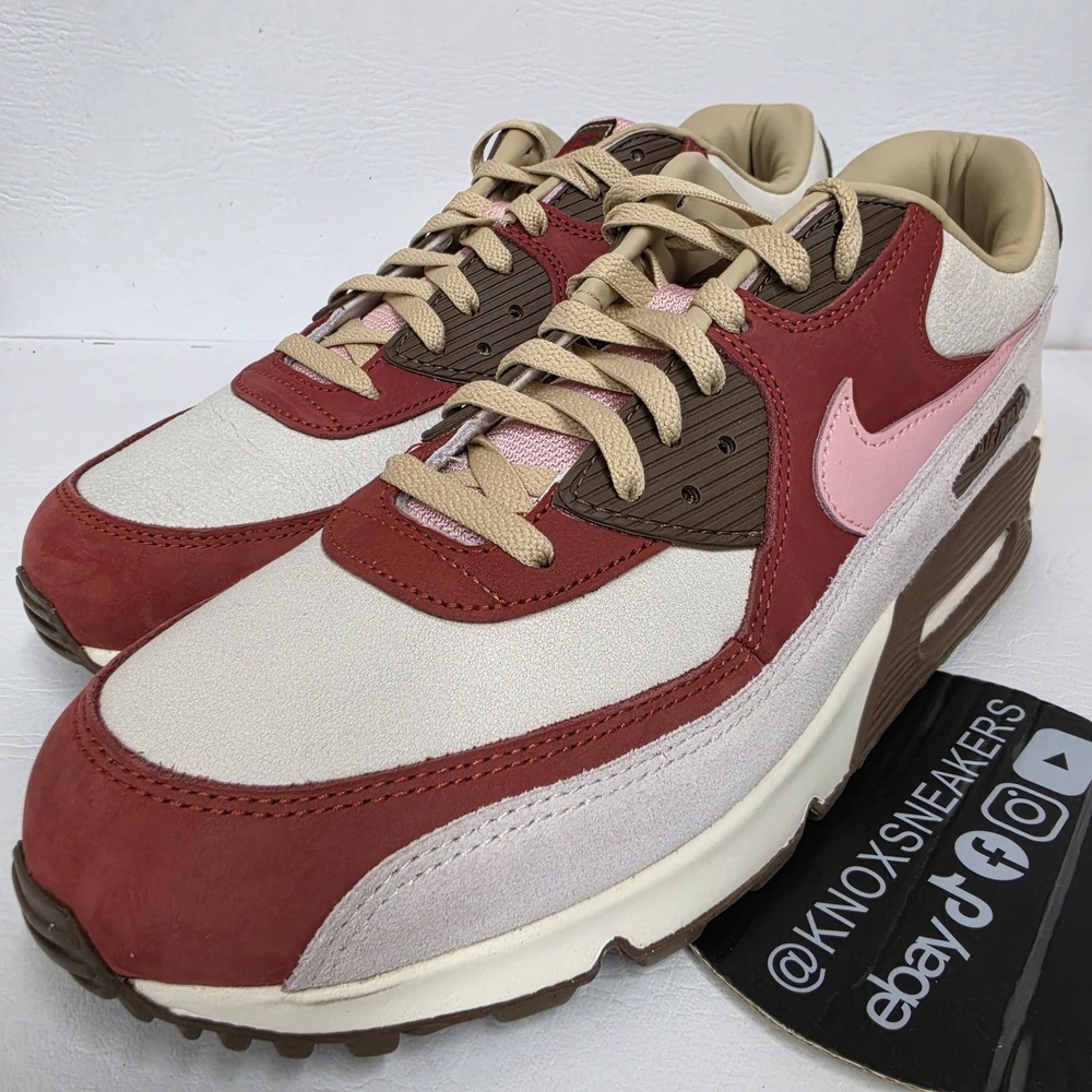 Nike Air Max 90 NRG Bacon 2021 Sail Medium Brown CU1816 100 Men's Size 12